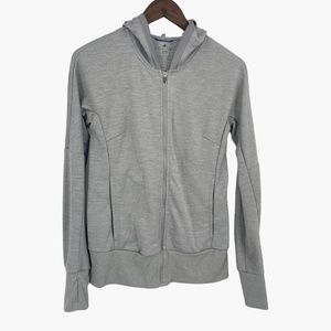 Adidas Gray‎ Climalite Reflective Runner Hoodie Jacket